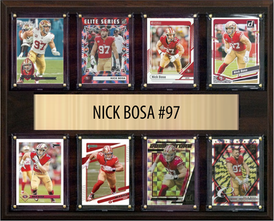Nick Bosa 12x15 plaque