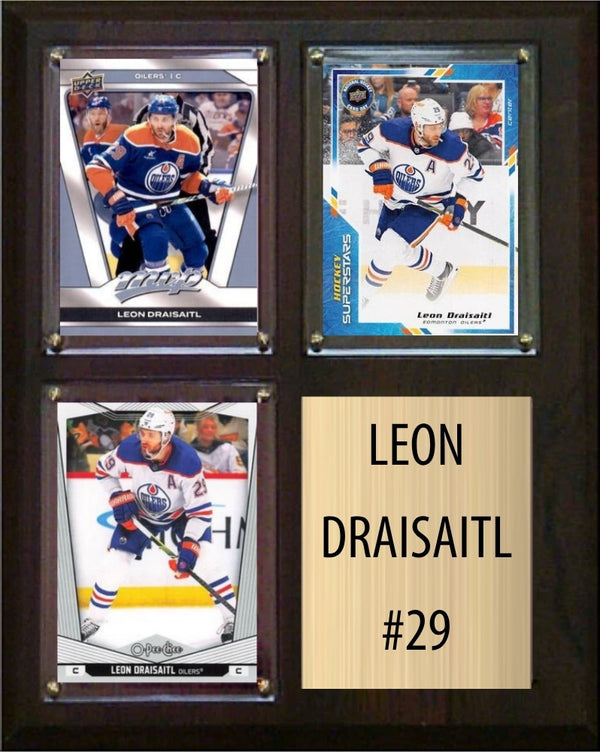 Leon Draisaitl #29 Hockey Card Plaque 8x10