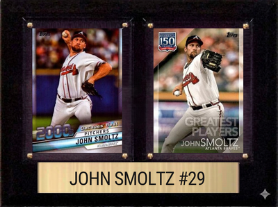 John Smoltz 6x8 plaque