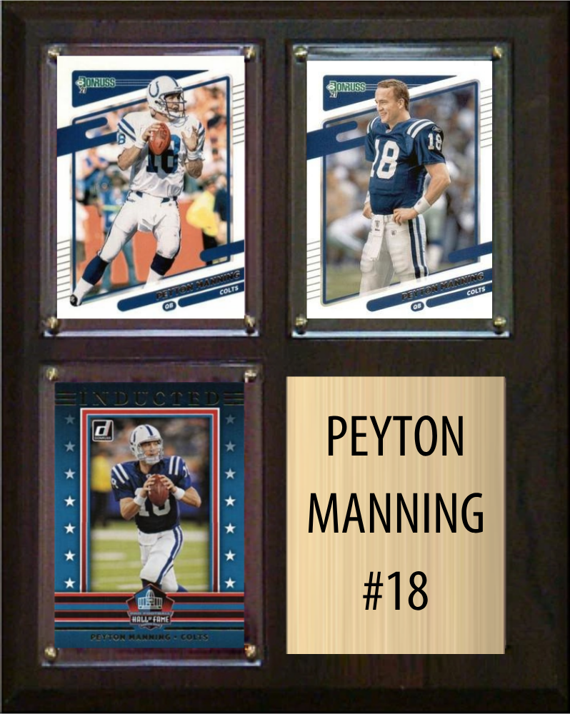 Peyton Manning 8x10 plaque