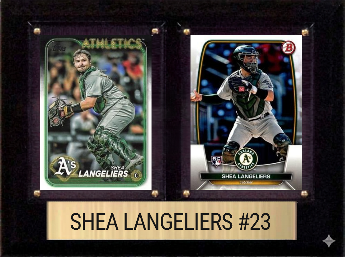Shea Langeliers Oakland Athletics Fan Gift Plaque 6x8