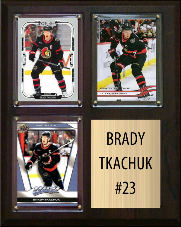 Brady Tkachuk 8x10 plaque