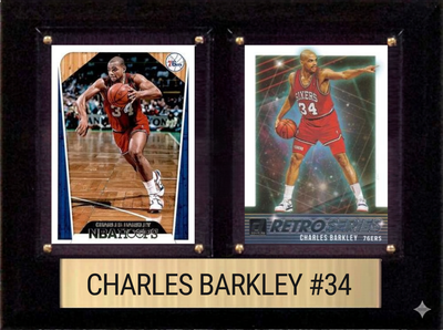 Charles Barkley 6x8 plaque