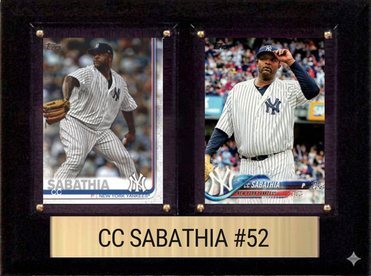 CC Sabathia 6x8 plaque