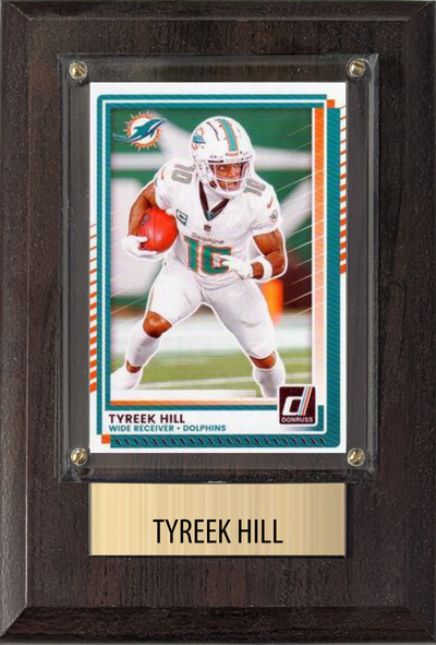 Tyreek Hill 4x6 plaque
