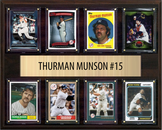 Thurman Munson 12x15 plaque