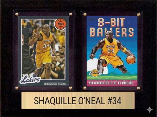 Shaquille ONeal 6x8 plaque