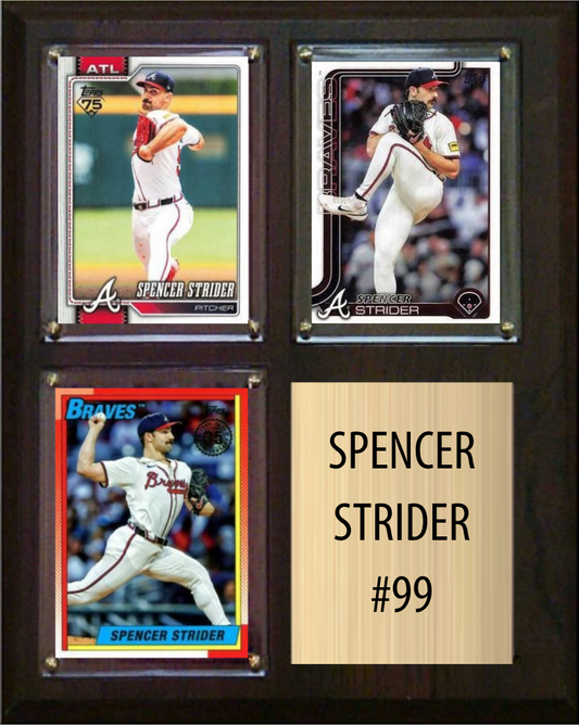 Spencer Strider 8x10 plaque