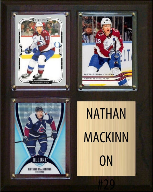 Nathan MacKinnon 8x10 Hockey Card Plaque