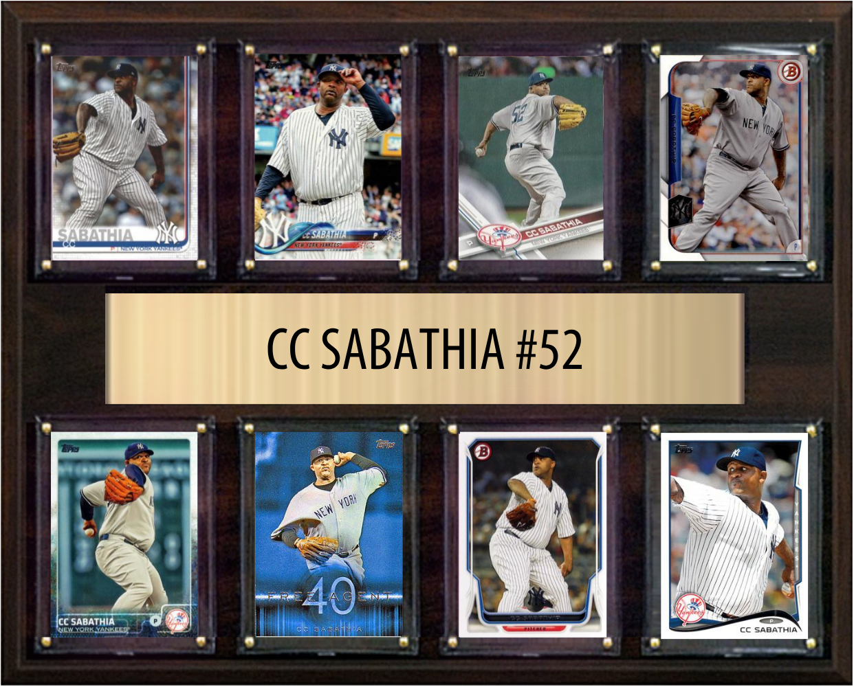 CC Sabathia 12x15 plaque