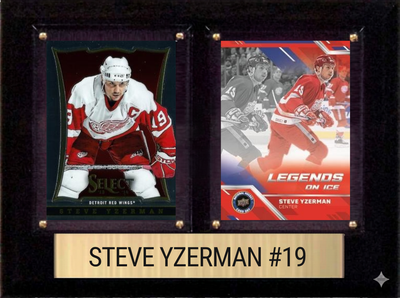 Steve Yzerman 6x8 Plaque