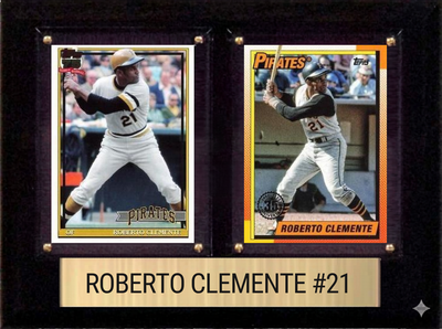 Roberto Clemente 6x8 plaque