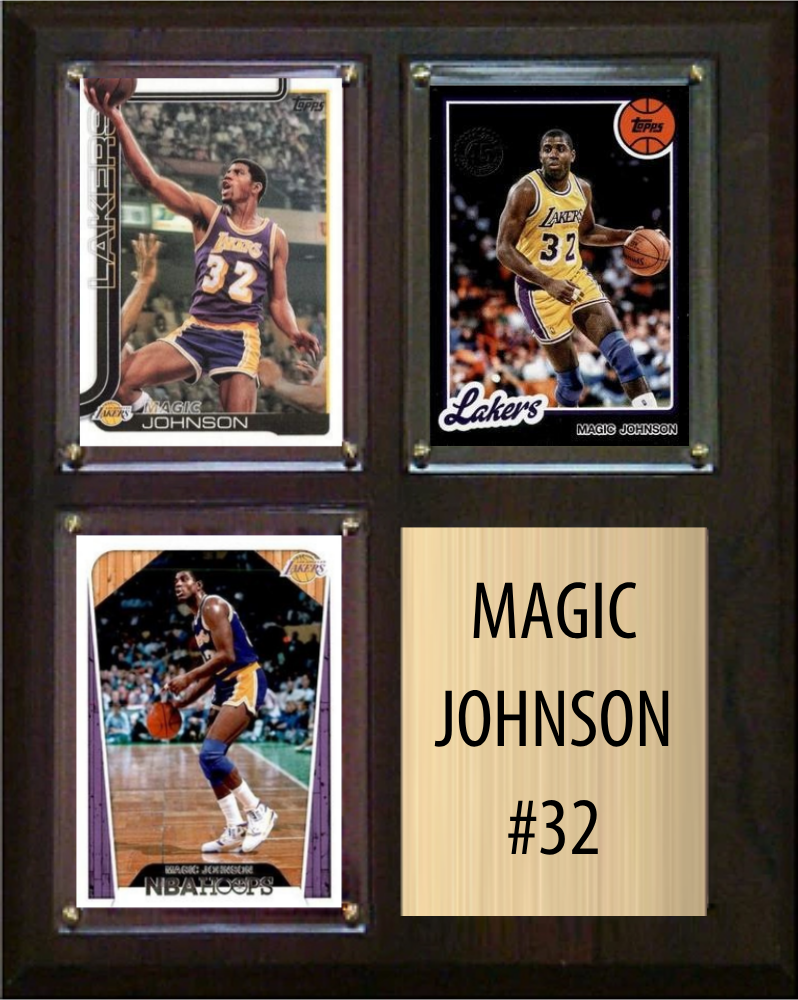Magic Johnson Los Angeles Lakers Fan Gift Plaque 8x10