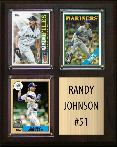 Randy Johnson 8x10 plaque