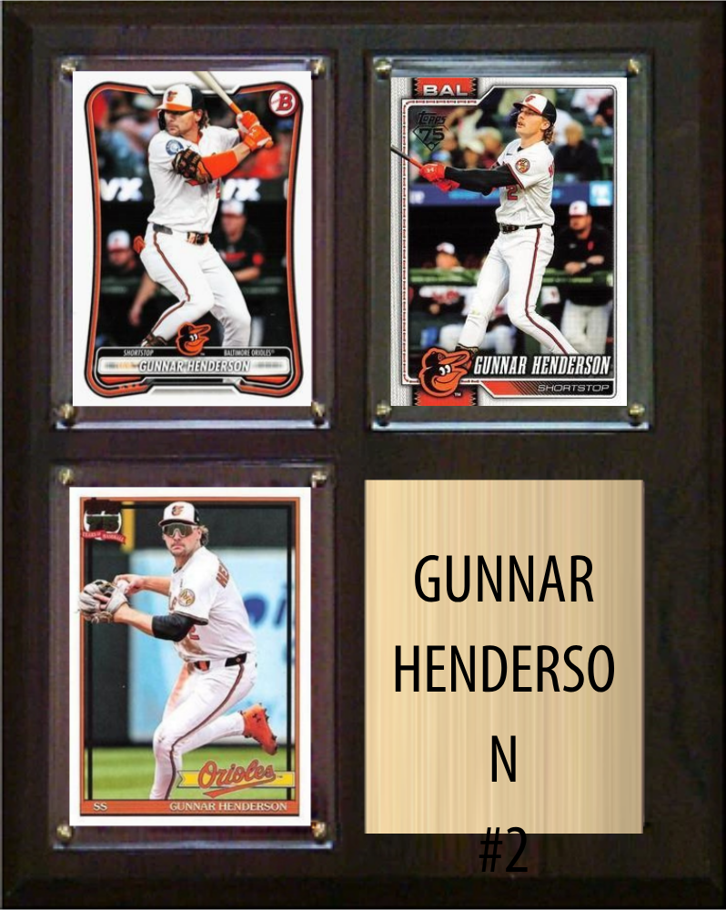 Gunnar Henderson 8x10 plaque