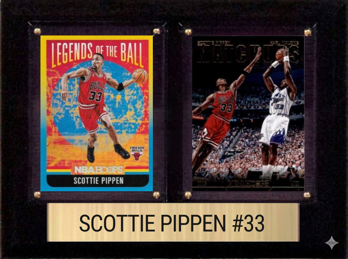 Scottie Pippen Chicago Bulls 6x8 plaque