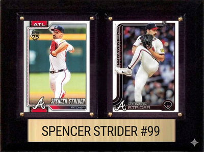 Spencer Strider 6x8 plaque