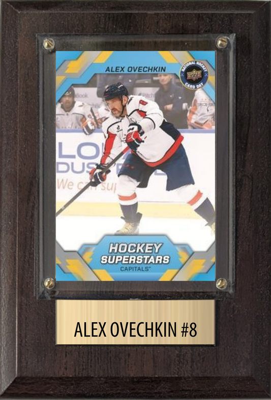 Alex Ovechkin 4x6 Plaque