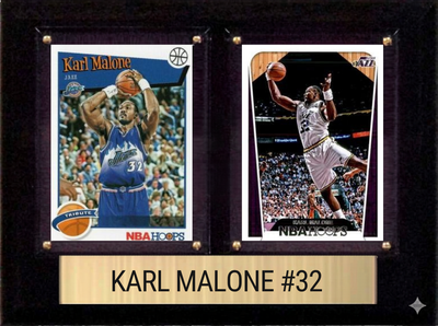 Karl Malone 6x8 plaque