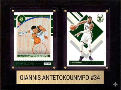 Giannis Antetokounmpo 6x8 plaque