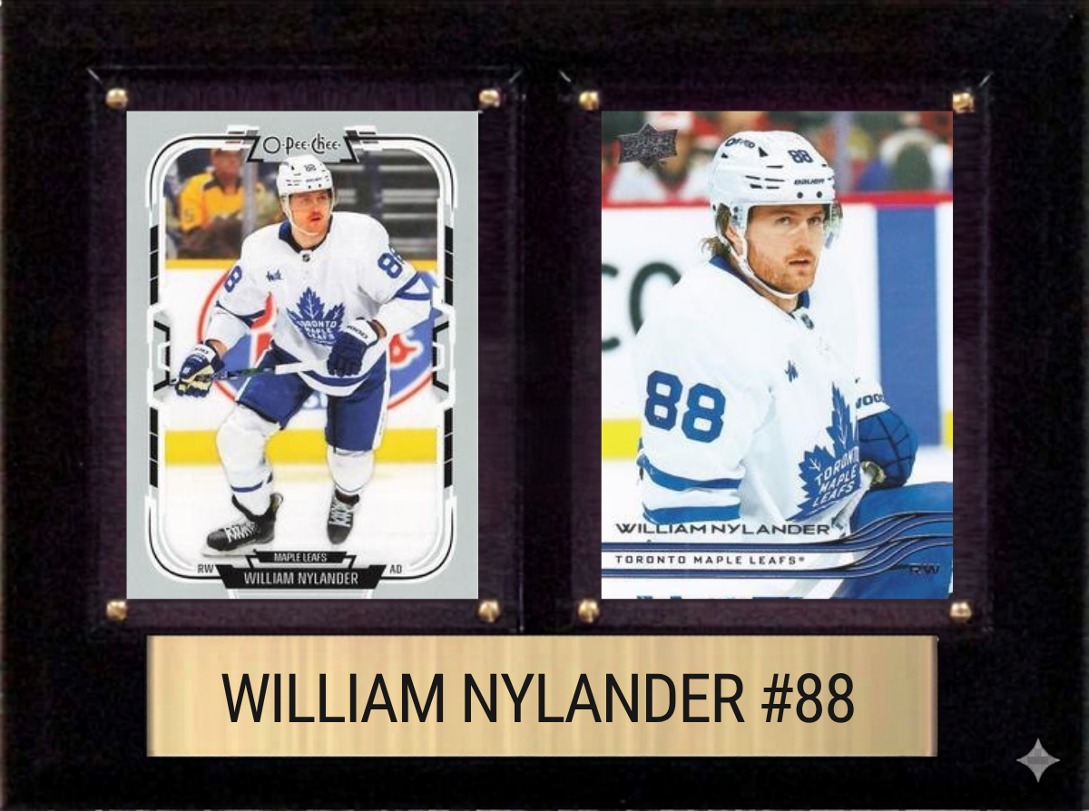 William Nylander 6x8 plaque