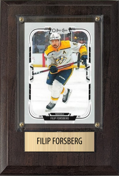Filip Forsberg 4x6 plaque