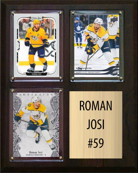 Roman Josi 8x10 plaque