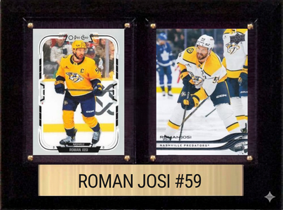 Roman Josi 6x8 plaque