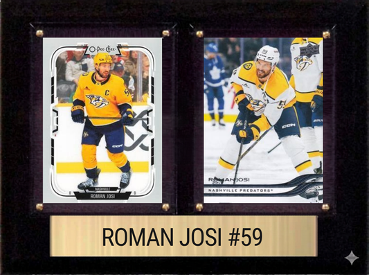 Roman Josi 6x8 plaque
