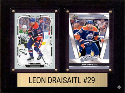 Leon Draisaitl #29 Hockey Card Plaque 6x8