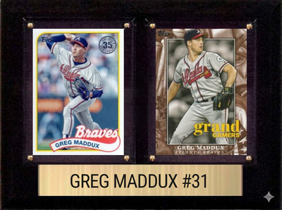 Greg Maddux 6x8 plaque