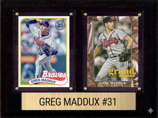 Greg Maddux 6x8 plaque
