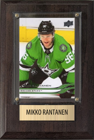 Mikko Rantanen 4x6 plaque
