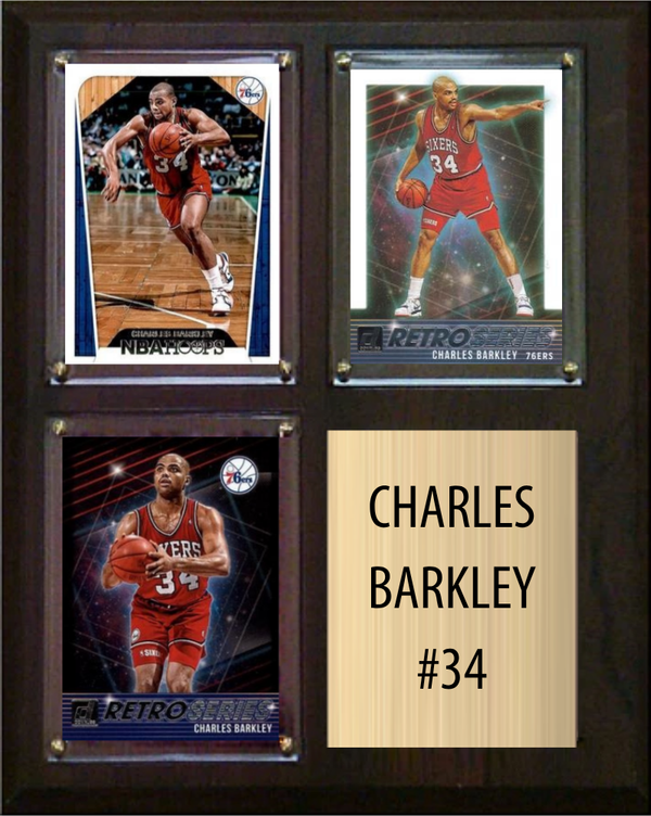 Charles Barkley 8x10 plaque