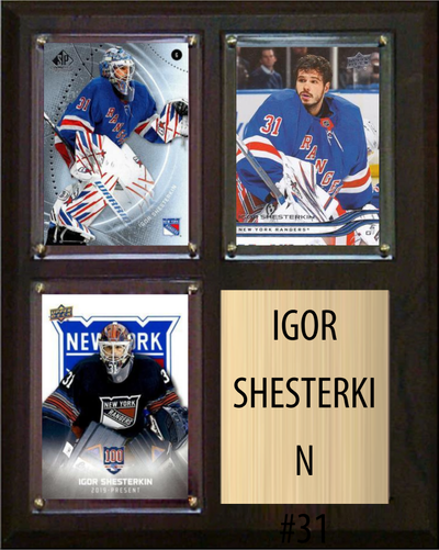 Igor Shesterkin 8x10 plaque