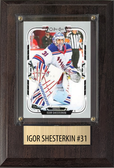 Igor Shesterkin 4x6 plaque