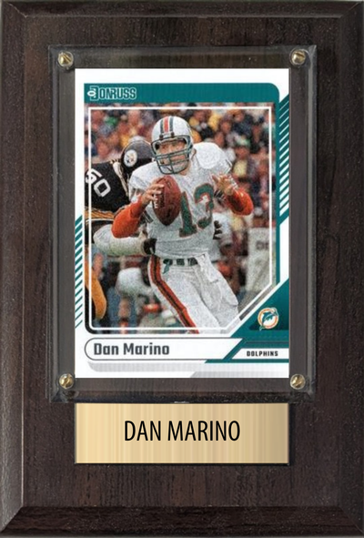 Dan Marino 4x6 plaque