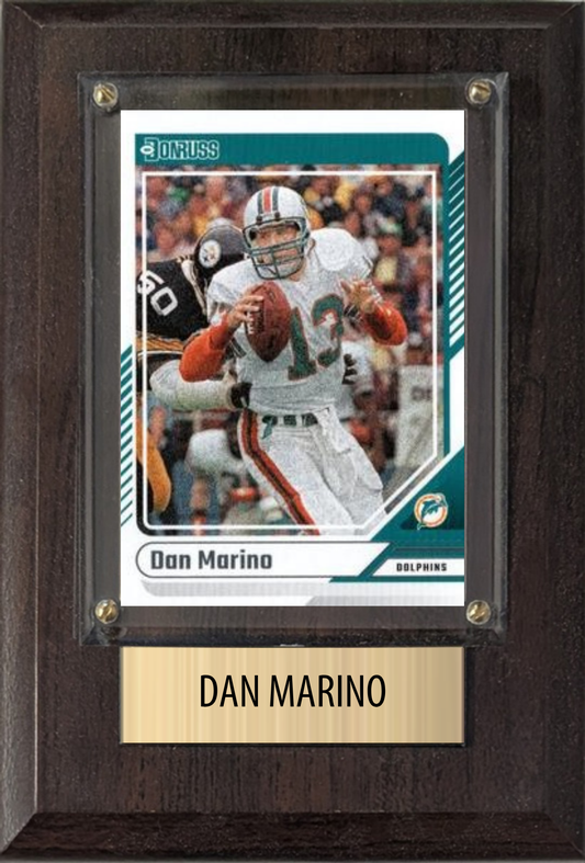 Dan Marino 4x6 plaque