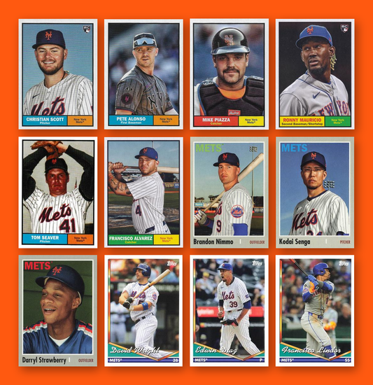 New York Mets 2024 Topps Archives team set - all base cards