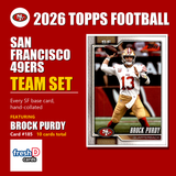 2026 Topps Football San Francisco 49ers Team Set - Complete Hand-Collated Card Set