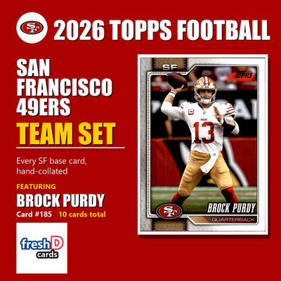 San Francisco 49ers 2026 Topps Football team set