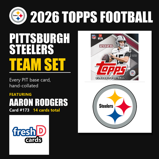 Pittsburgh Steelers 2026 Topps Football team set