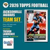 2026 Topps Football Jacksonville Jaguars Team Set - Complete Hand-Collated Card Set