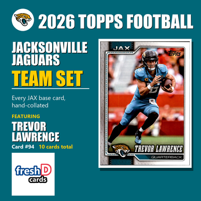 Jacksonville Jaguars 2026 Topps Football team set
