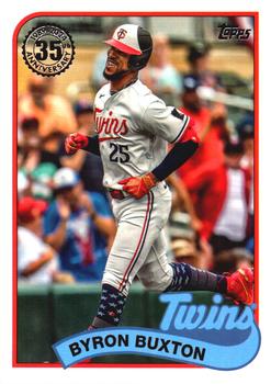2024 Topps Series 1 1989 Topps Baseball Byron Buxton #89B-63