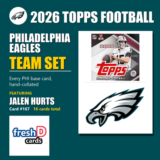 Philadelphia Eagles 2026 Topps Football team set