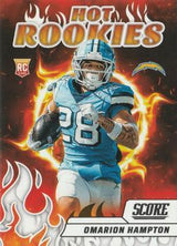 2025 Score Hot Rookies Omarion Hampton #14