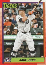 2025 Topps Series 1 1990 Topps Baseball Jace Jung #T90-55