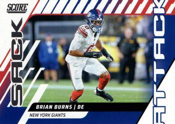 2025 Score Sack Attack Brian Burns #13