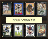 Hank Aaron #44 Plaque 8 Cards Topps Bowman 2023 2024 2022 Atlanta Milwaukee Braves